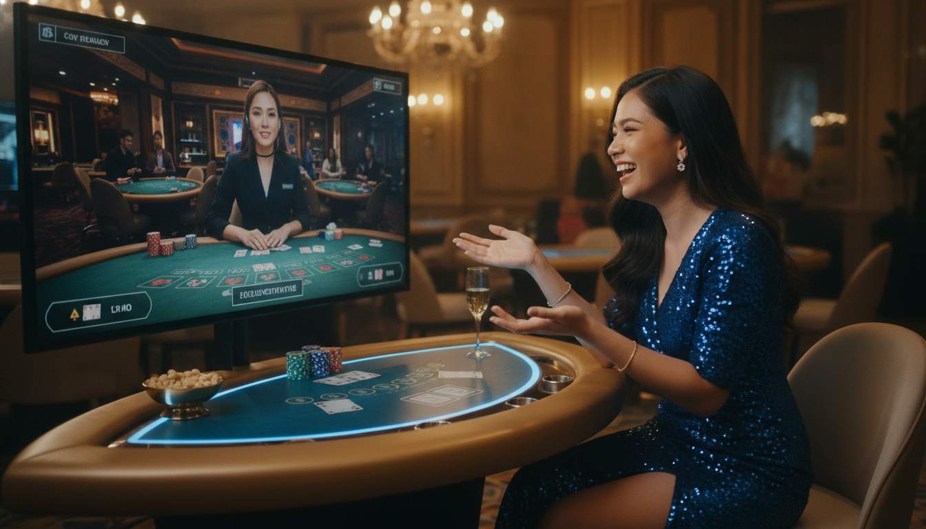 Live casino experience at SLOTSGO