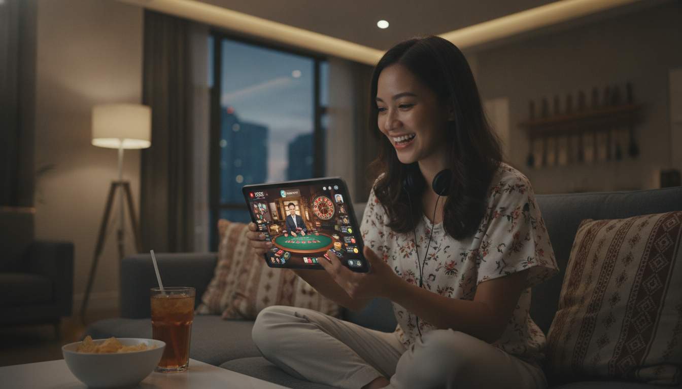 Live gaming at SLOTSGO